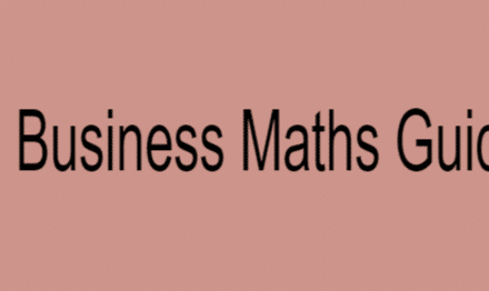 What is 12 Business Maths Guide?